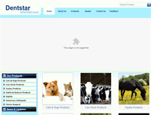 Tablet Screenshot of dentstar-vet.com